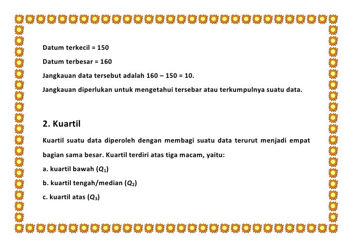 Materi statitiska smp