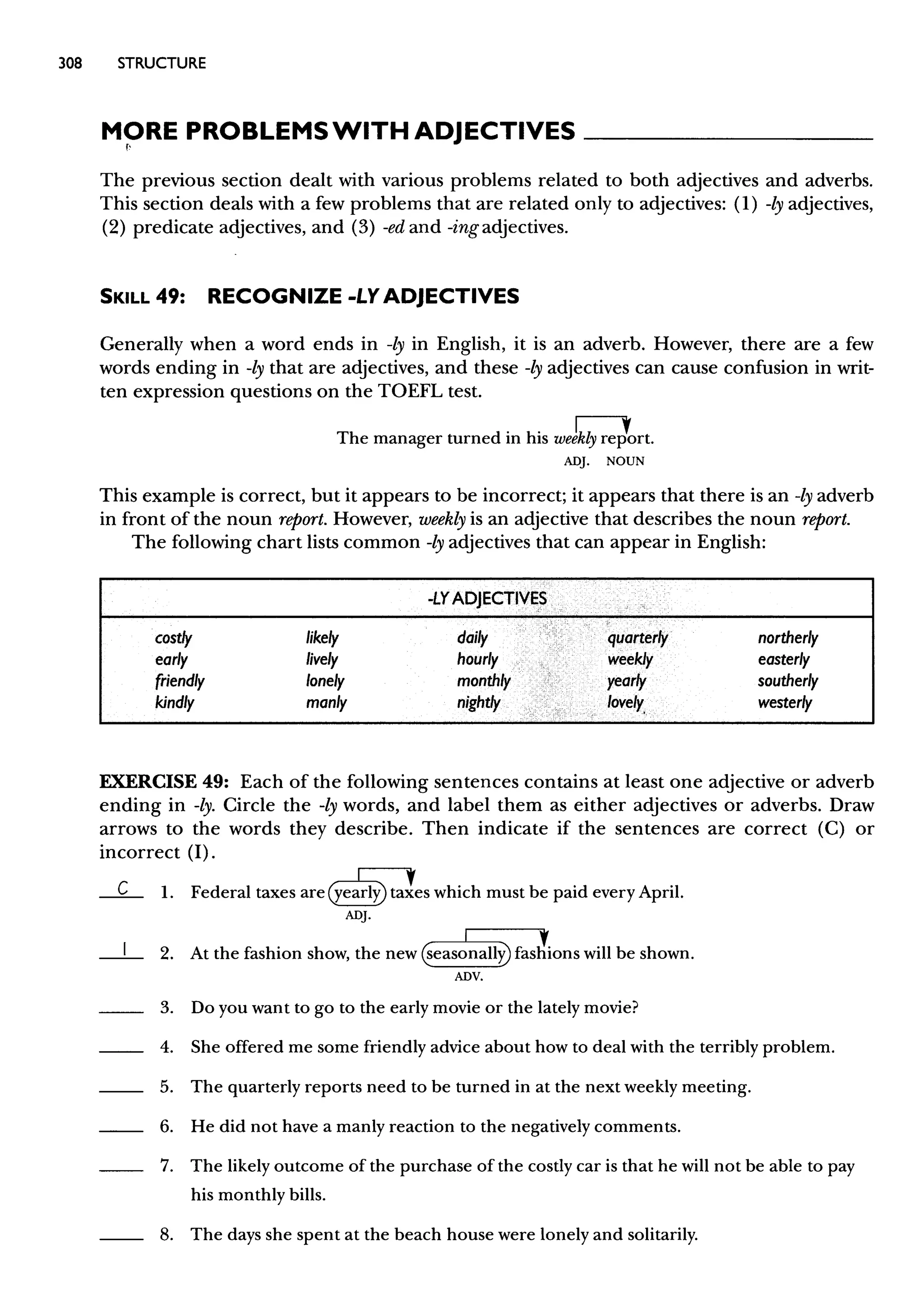 Materi Structure & Written Expression TOEFL & Key Answer (Deborah_Phillips_Longman Complete Course for the TOEFL Test Preparation)