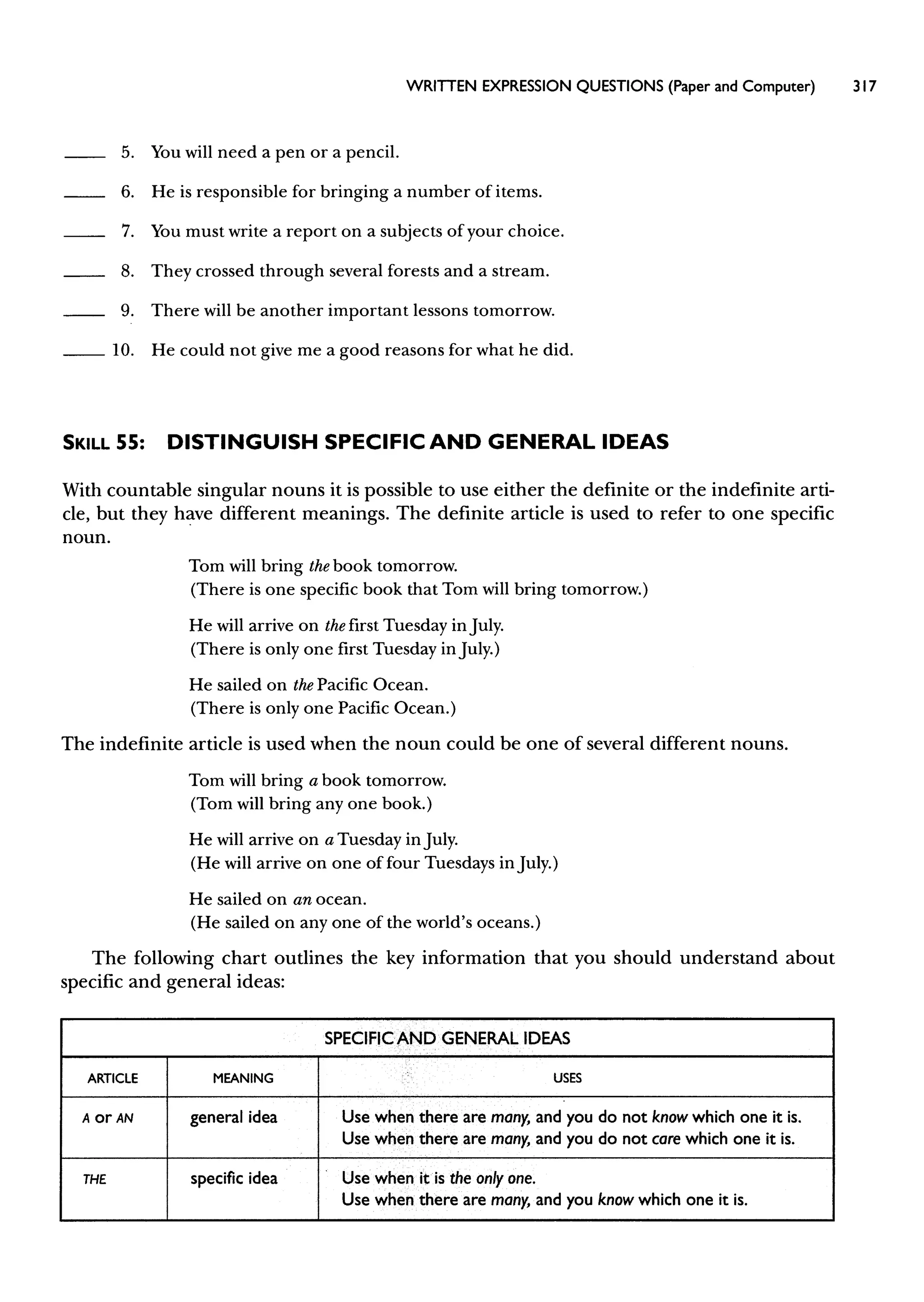 Materi Structure & Written Expression TOEFL & Key Answer (Deborah_Phillips_Longman Complete Course for the TOEFL Test Preparation)