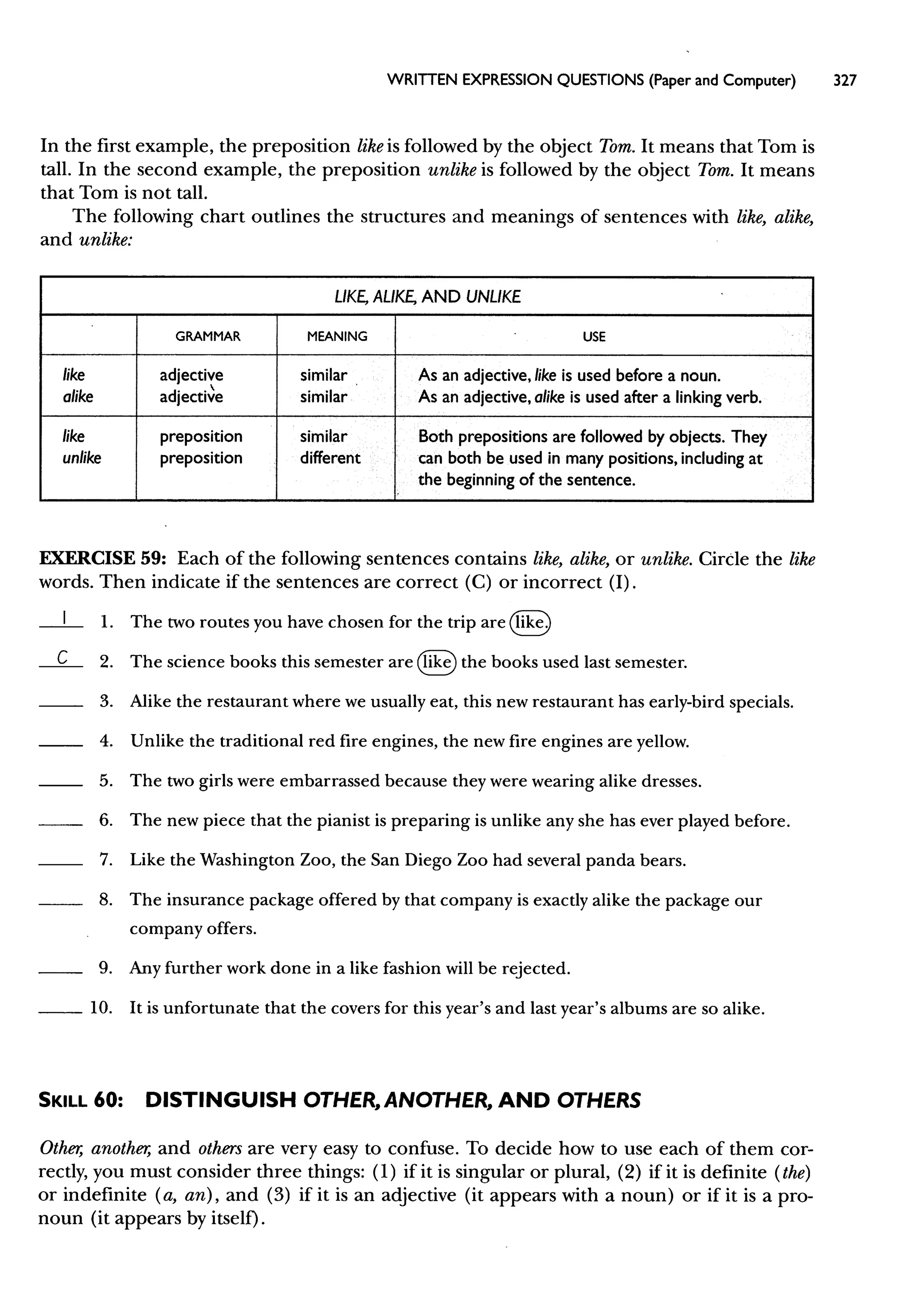 Materi Structure & Written Expression TOEFL & Key Answer (Deborah_Phillips_Longman Complete Course for the TOEFL Test Preparation)