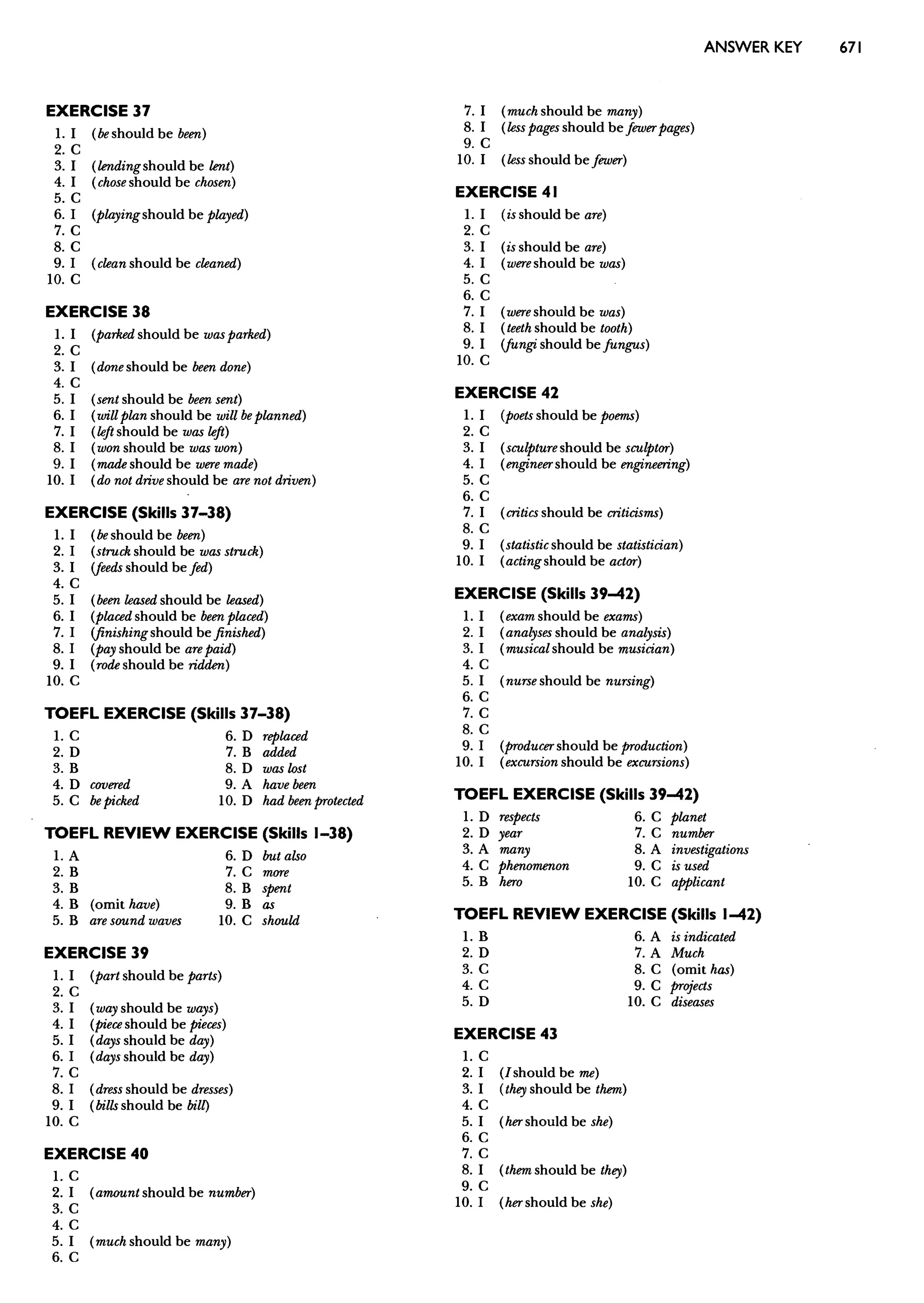 Materi Structure & Written Expression TOEFL & Key Answer (Deborah_Phillips_Longman Complete Course for the TOEFL Test Preparation)
