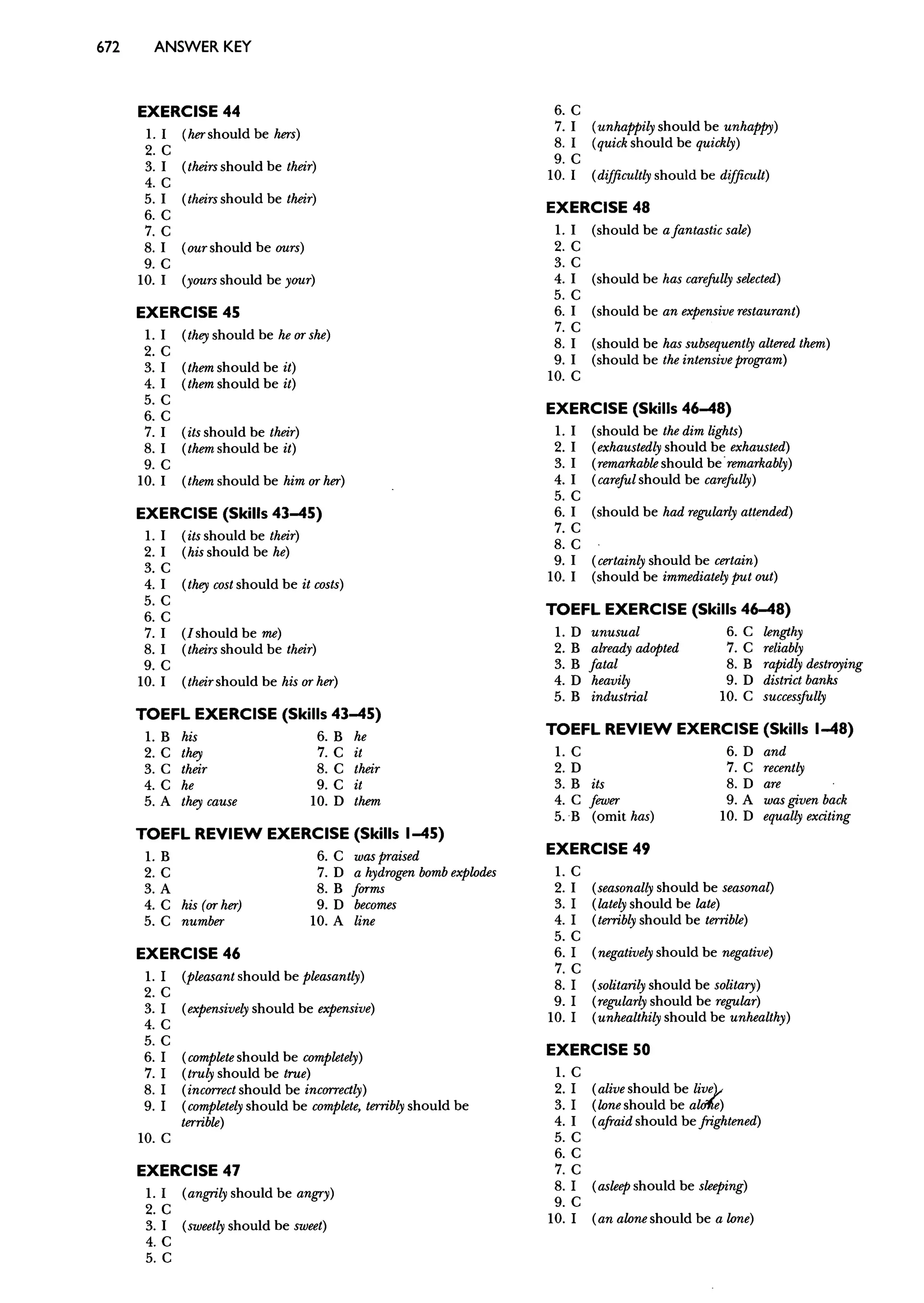 Materi Structure & Written Expression TOEFL & Key Answer (Deborah_Phillips_Longman Complete Course for the TOEFL Test Preparation)