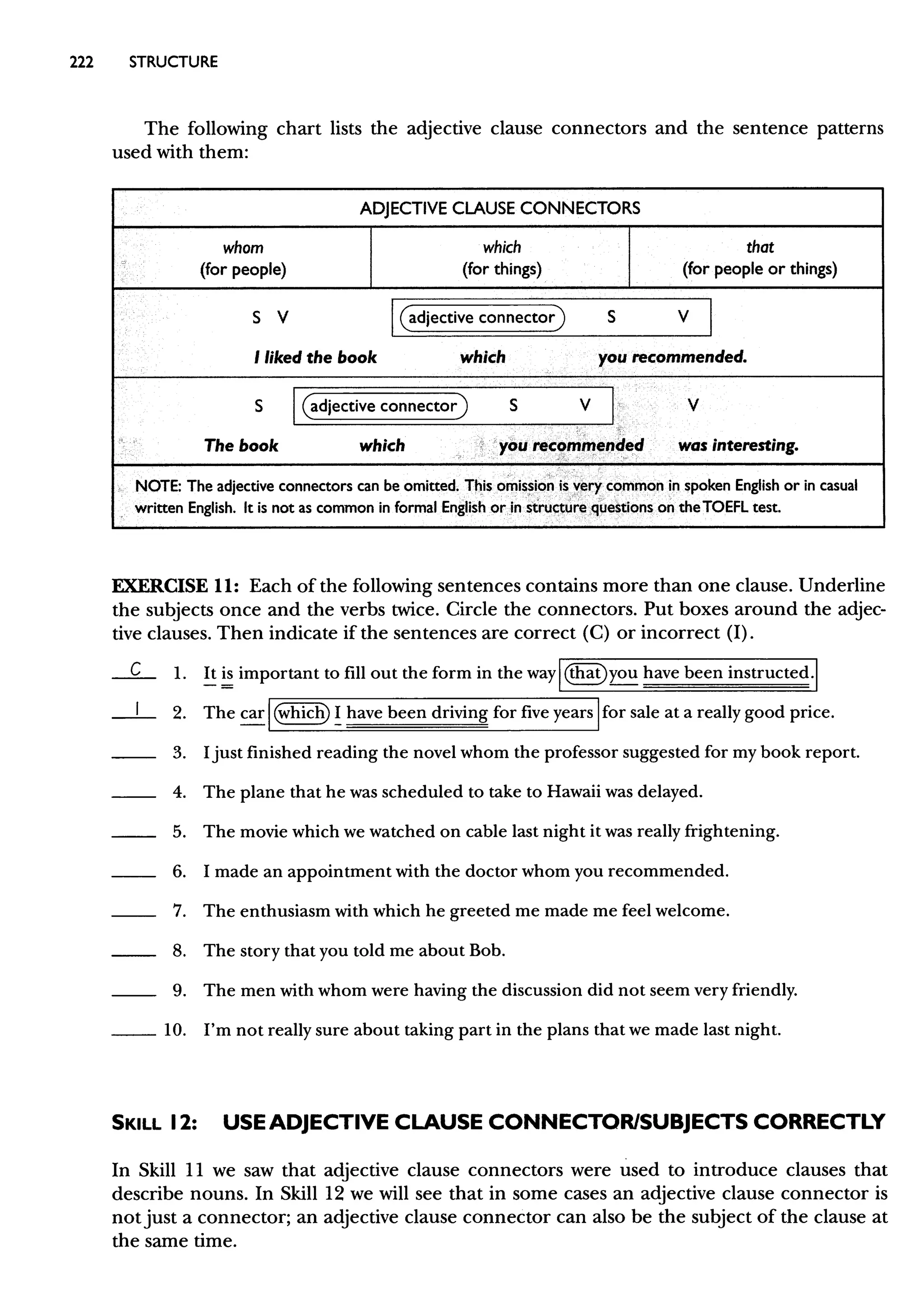 Materi Structure & Written Expression TOEFL & Key Answer (Deborah_Phillips_Longman Complete Course for the TOEFL Test Preparation)