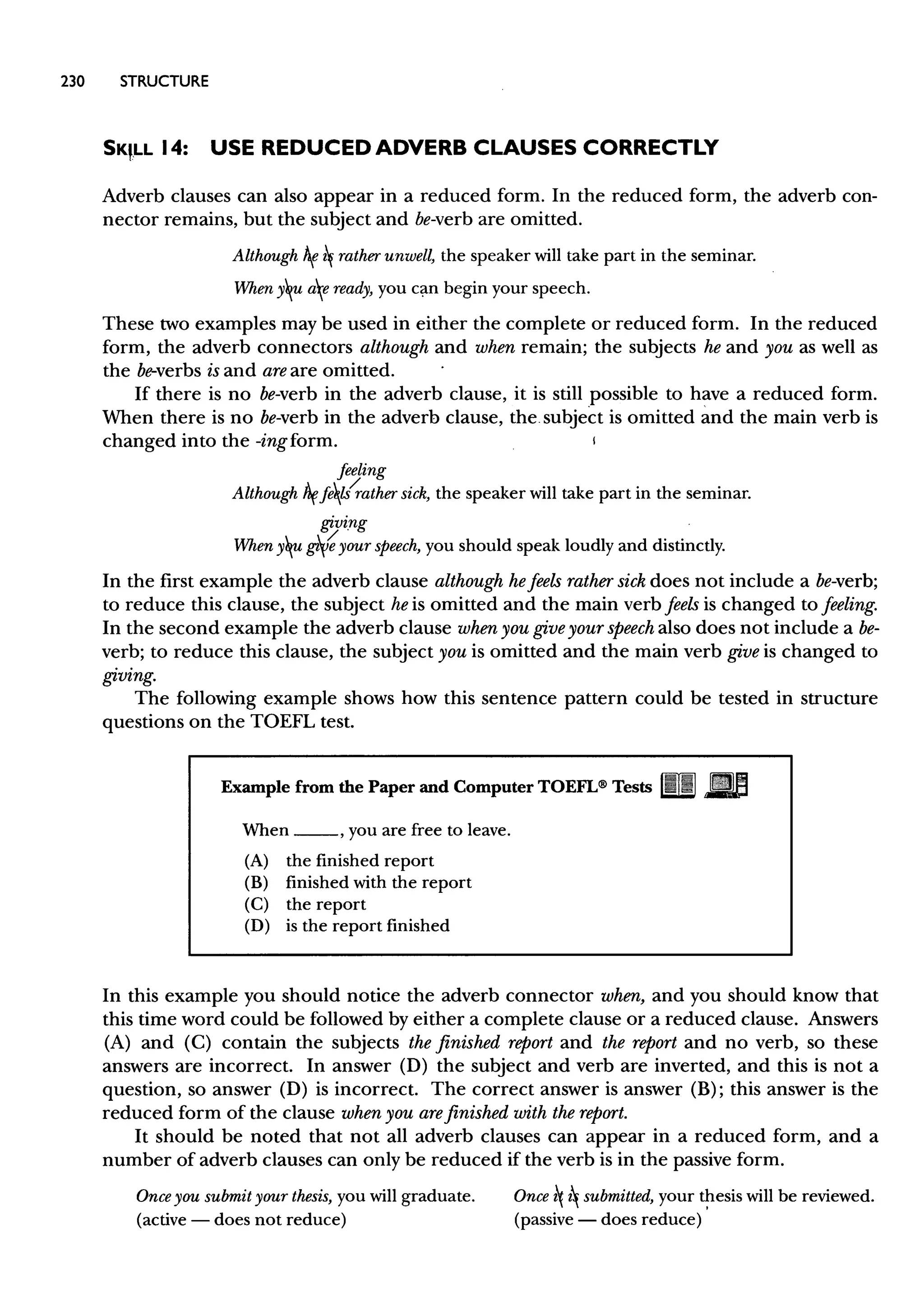 Materi Structure & Written Expression TOEFL & Key Answer (Deborah_Phillips_Longman Complete Course for the TOEFL Test Preparation)