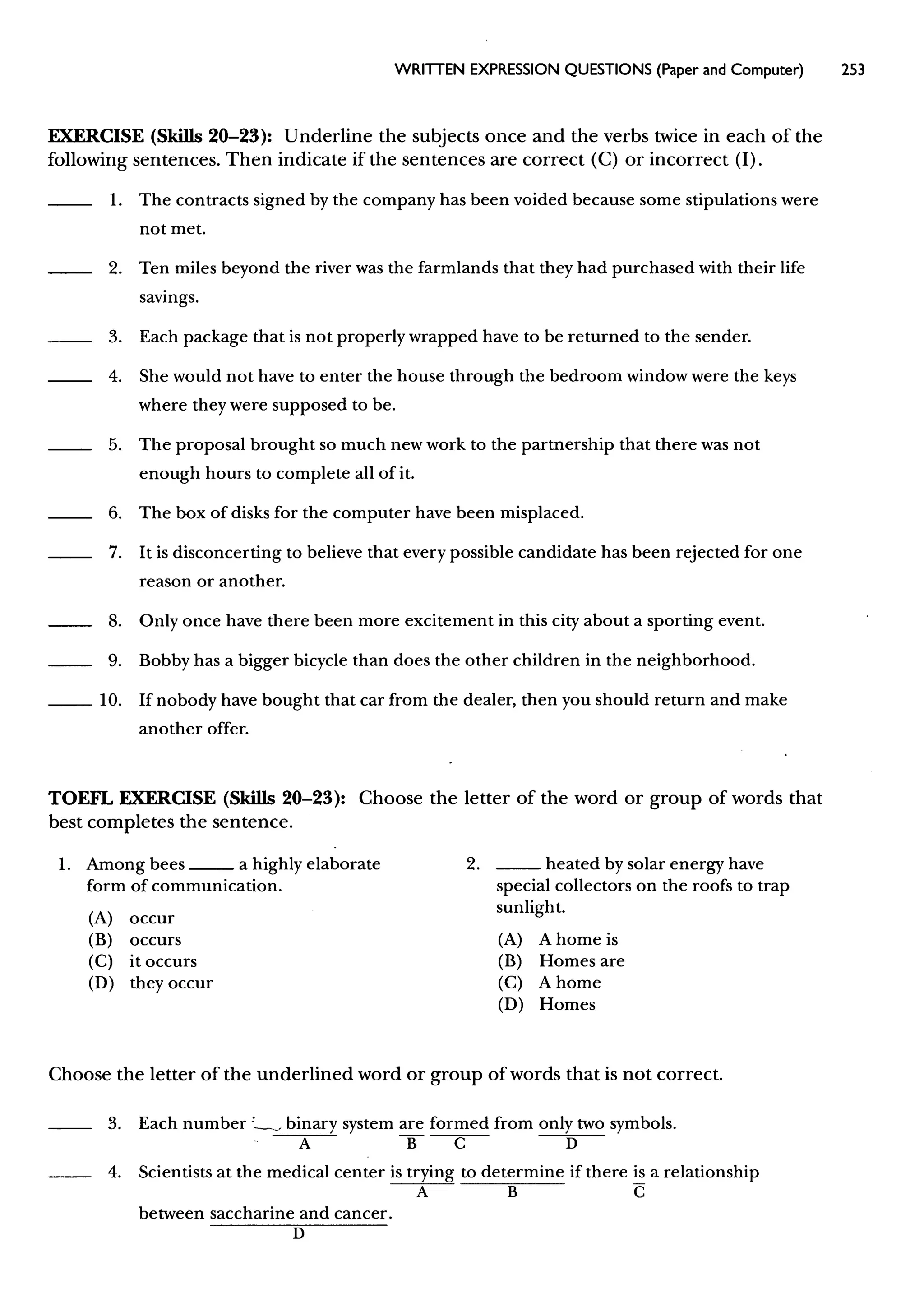 Materi Structure & Written Expression TOEFL & Key Answer (Deborah_Phillips_Longman Complete Course for the TOEFL Test Preparation)