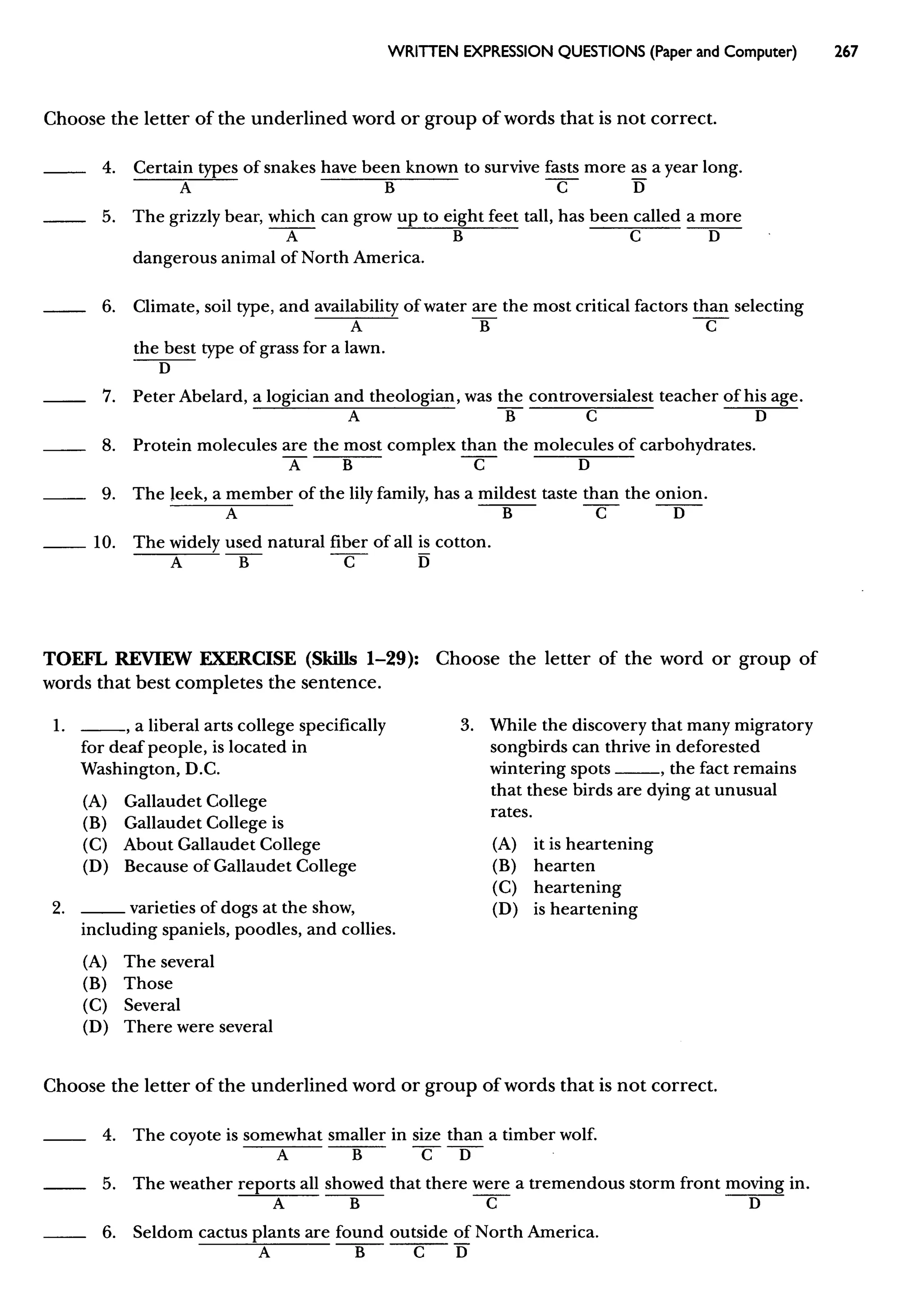 Materi Structure & Written Expression TOEFL & Key Answer (Deborah_Phillips_Longman Complete Course for the TOEFL Test Preparation)