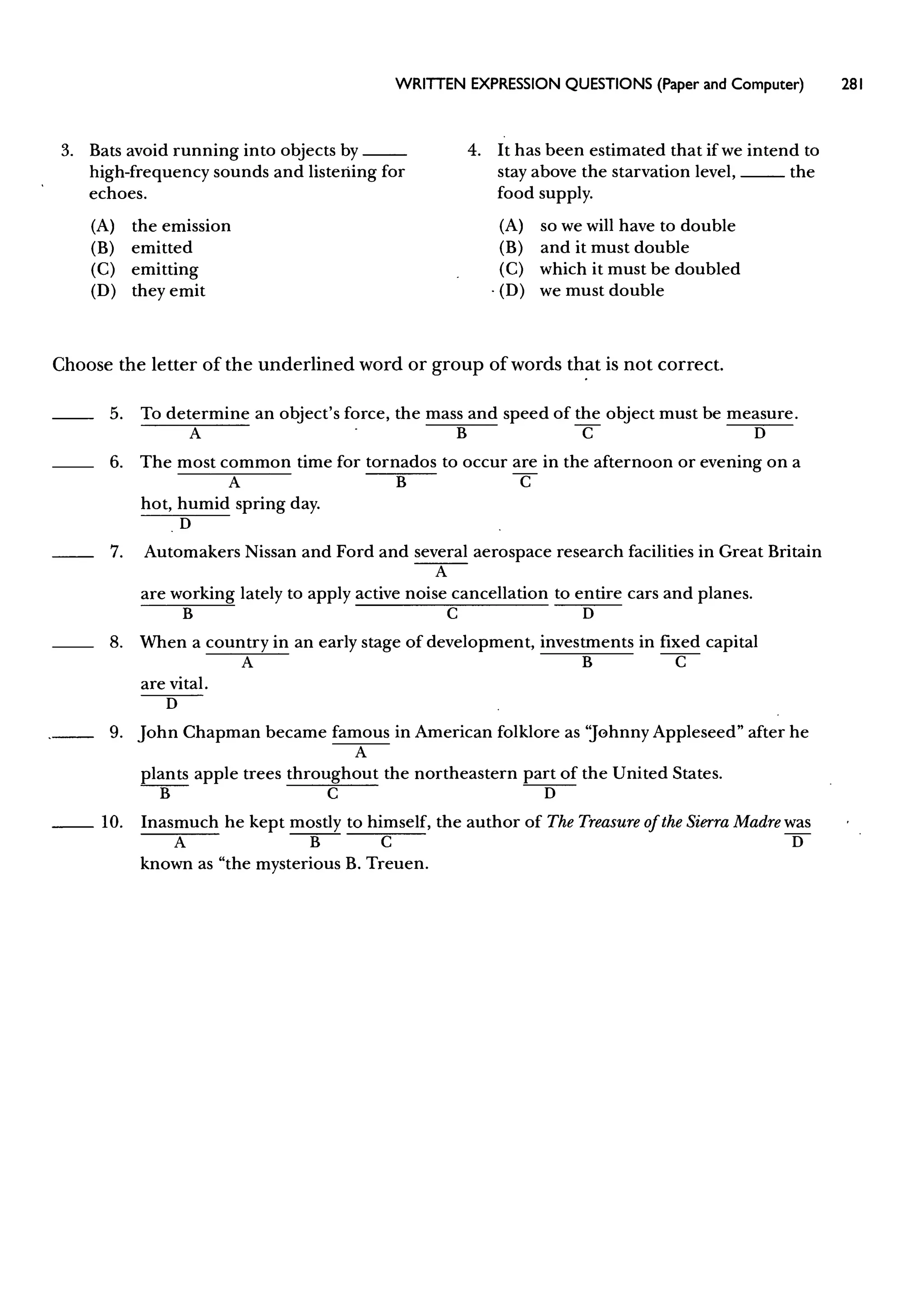Materi Structure & Written Expression TOEFL & Key Answer (Deborah_Phillips_Longman Complete Course for the TOEFL Test Preparation)
