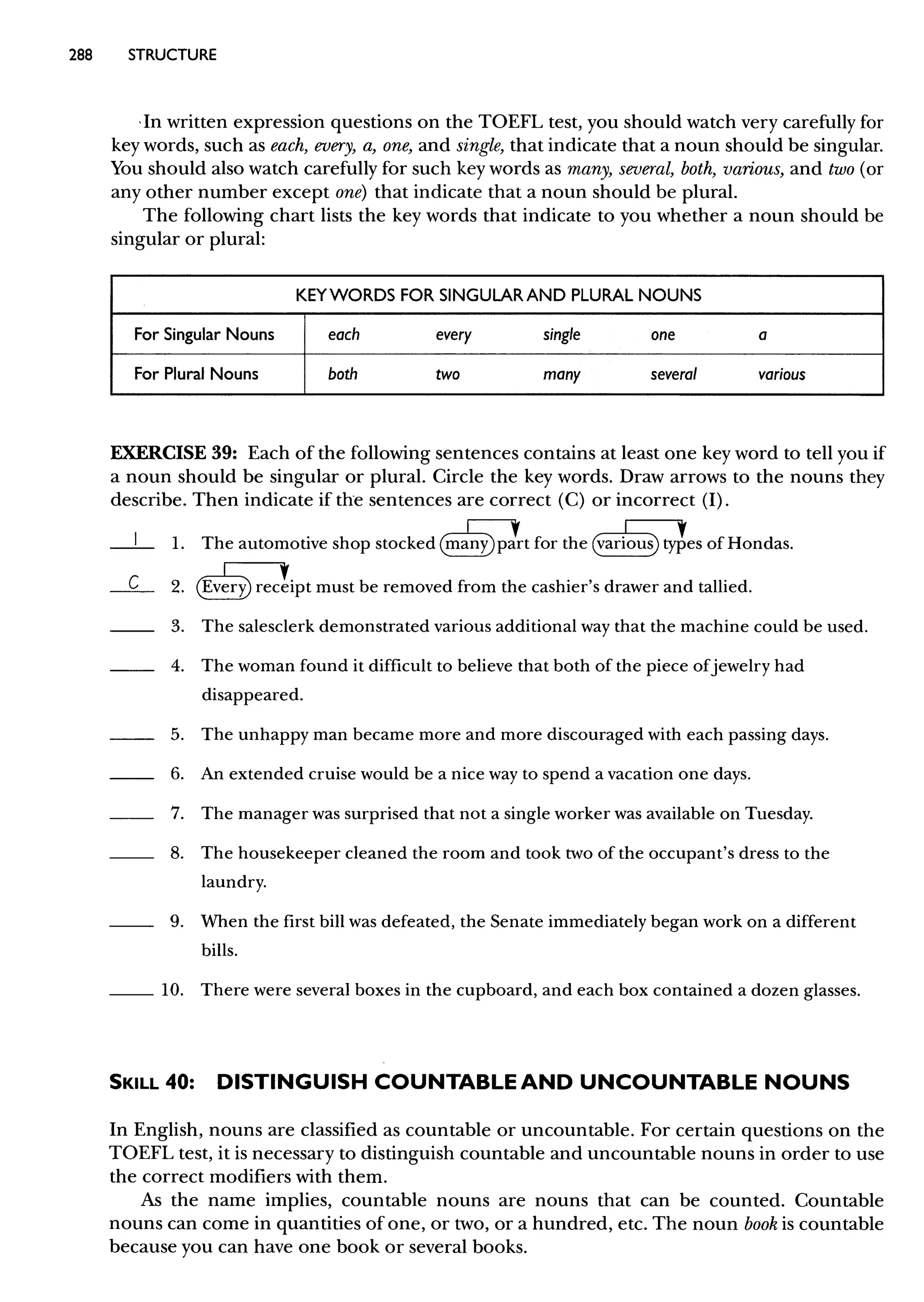 Materi Structure & Written Expression TOEFL & Key Answer (Deborah_Phillips_Longman Complete Course for the TOEFL Test Preparation)