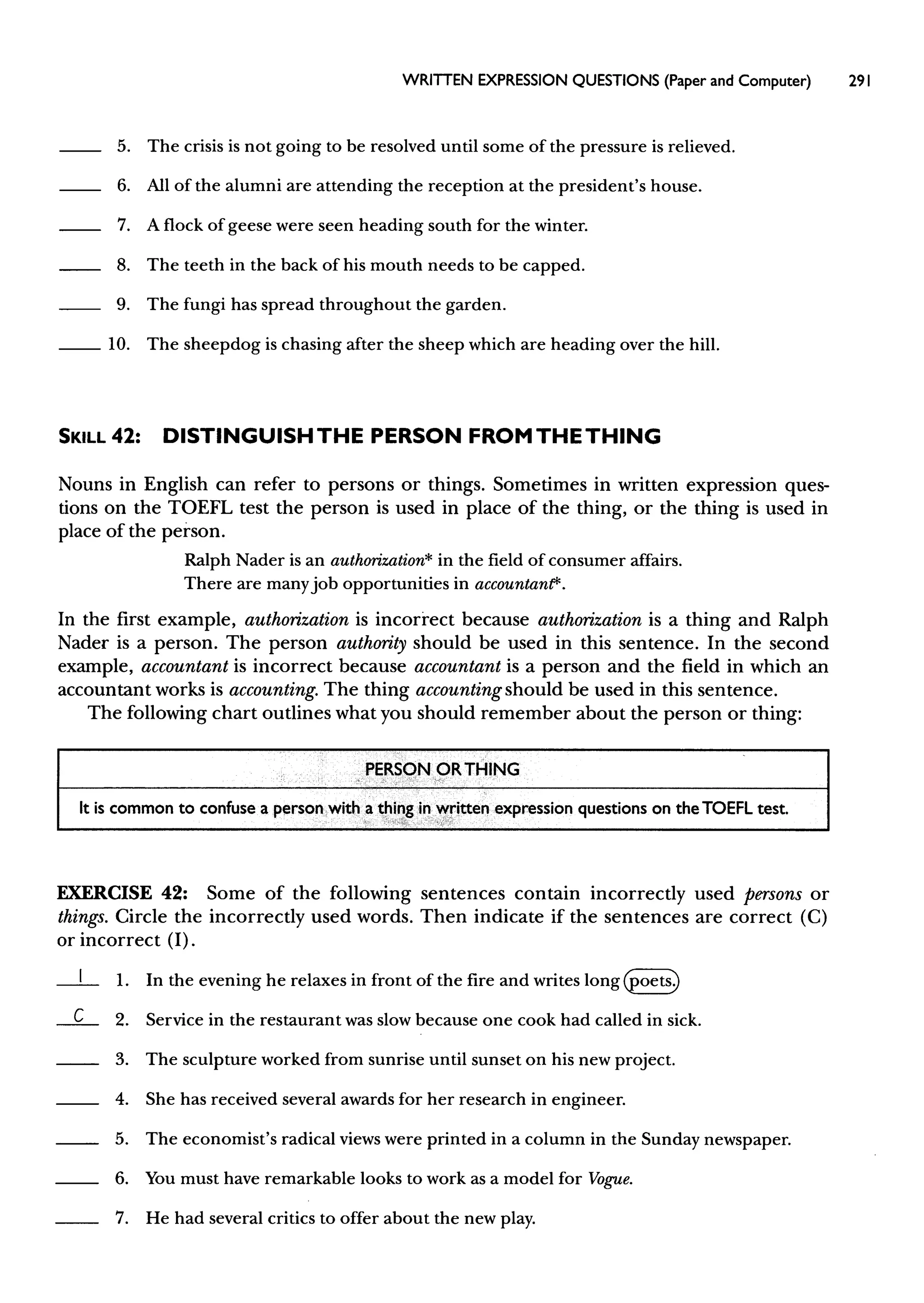 Materi Structure & Written Expression TOEFL & Key Answer (Deborah_Phillips_Longman Complete Course for the TOEFL Test Preparation)
