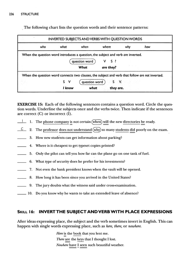 Materi Structure Written Expression TOEFL Key Answer Deborah Phillips Longman Complete 