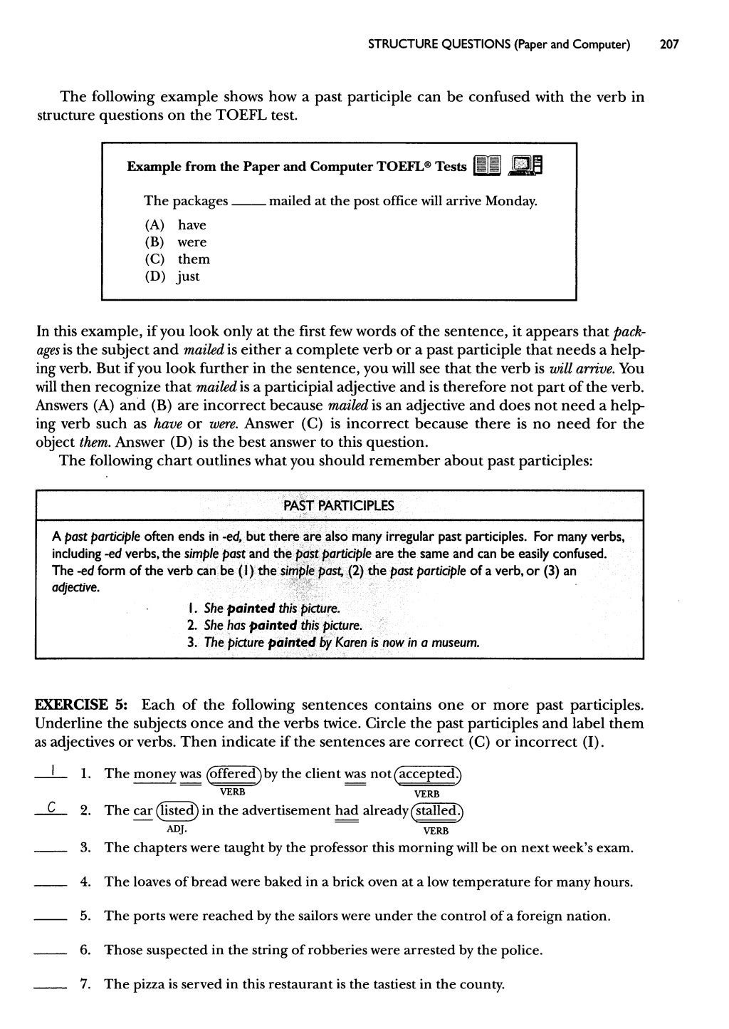 Materi structure written expression toefl deborah phillips longman 