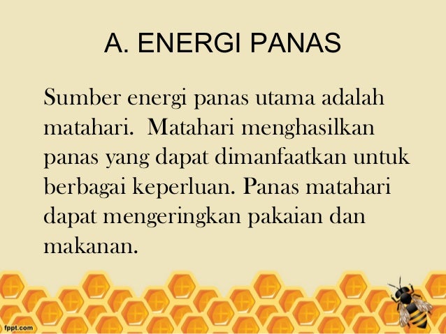 Materi sumber energi