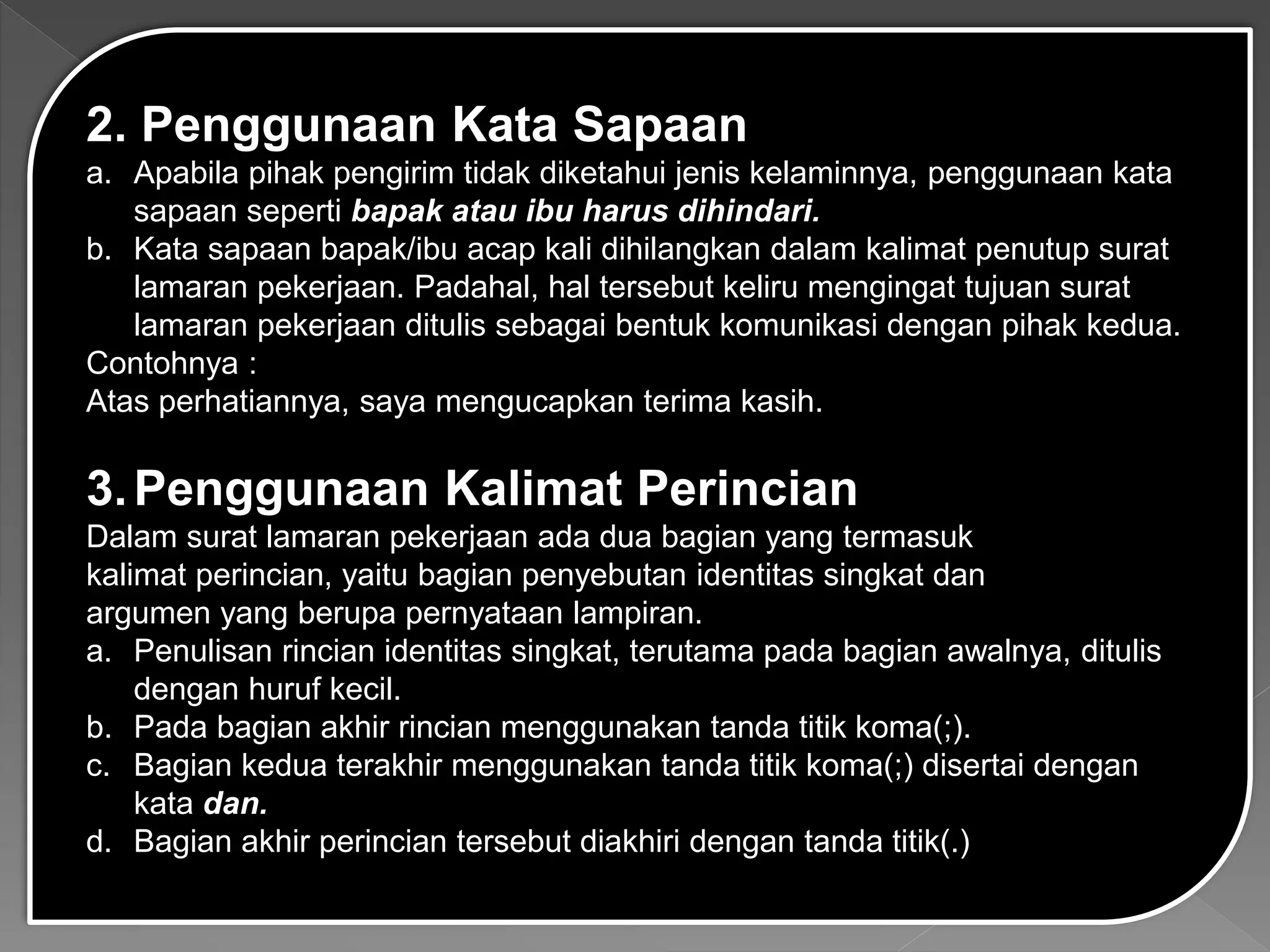 Kata Rincian MATERI SURAT LAMARAN PEKERJAAN.pptx