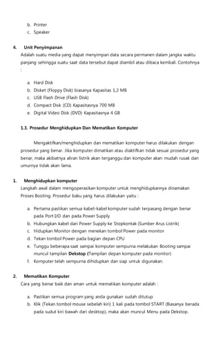 Materi teknologi informasi dan komunikasi | PDF