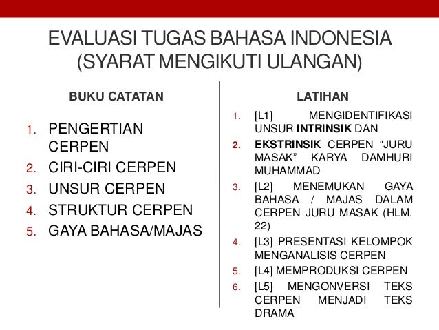 Contoh Tugas Bahasa Indonesia Membuat Drama 4 Orang 