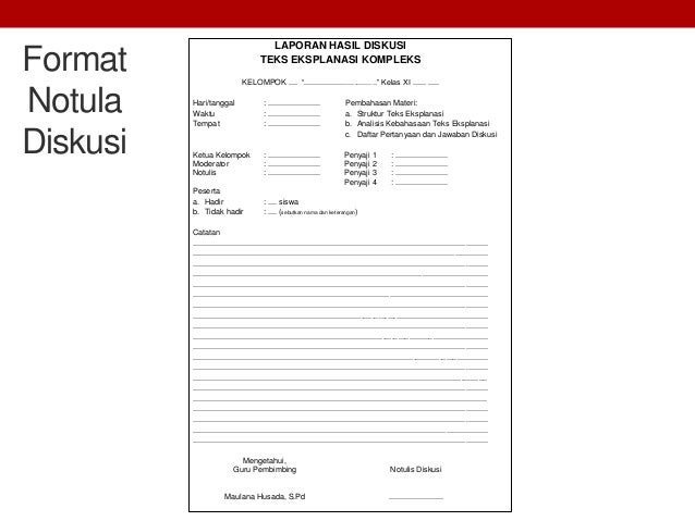 Materi Teks Eksplanasi Kompleks Bahasa Indonesia Kelas XI
