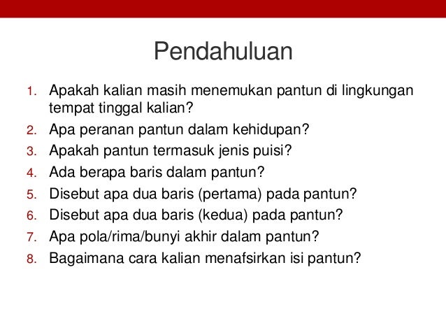 Materi Teks Pantun Bahasa Indonesia Kelas XI [K13]