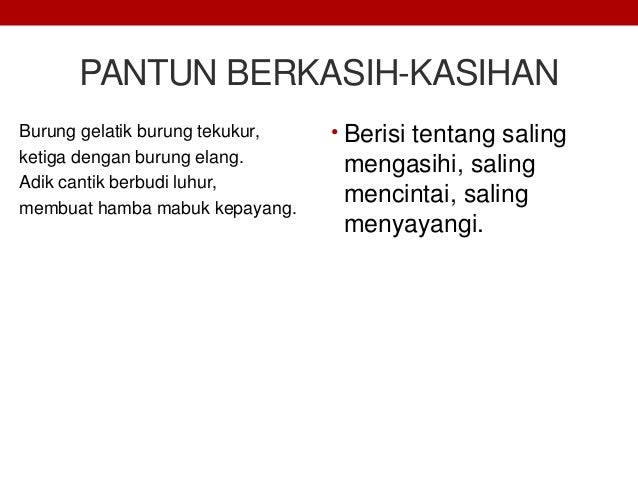 Materi Teks Pantun Bahasa Indonesia Kelas XI [K13]