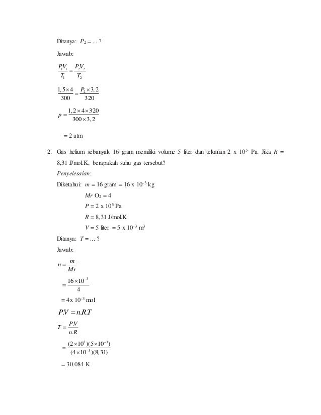Materi (teori kinetik gas)