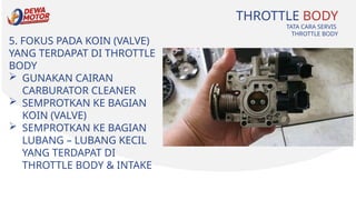 MATERI PEMBONGKARAN THROTTLE BODY MOTOR PPTX