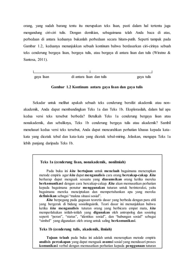 Ciriciri Teks Akademik