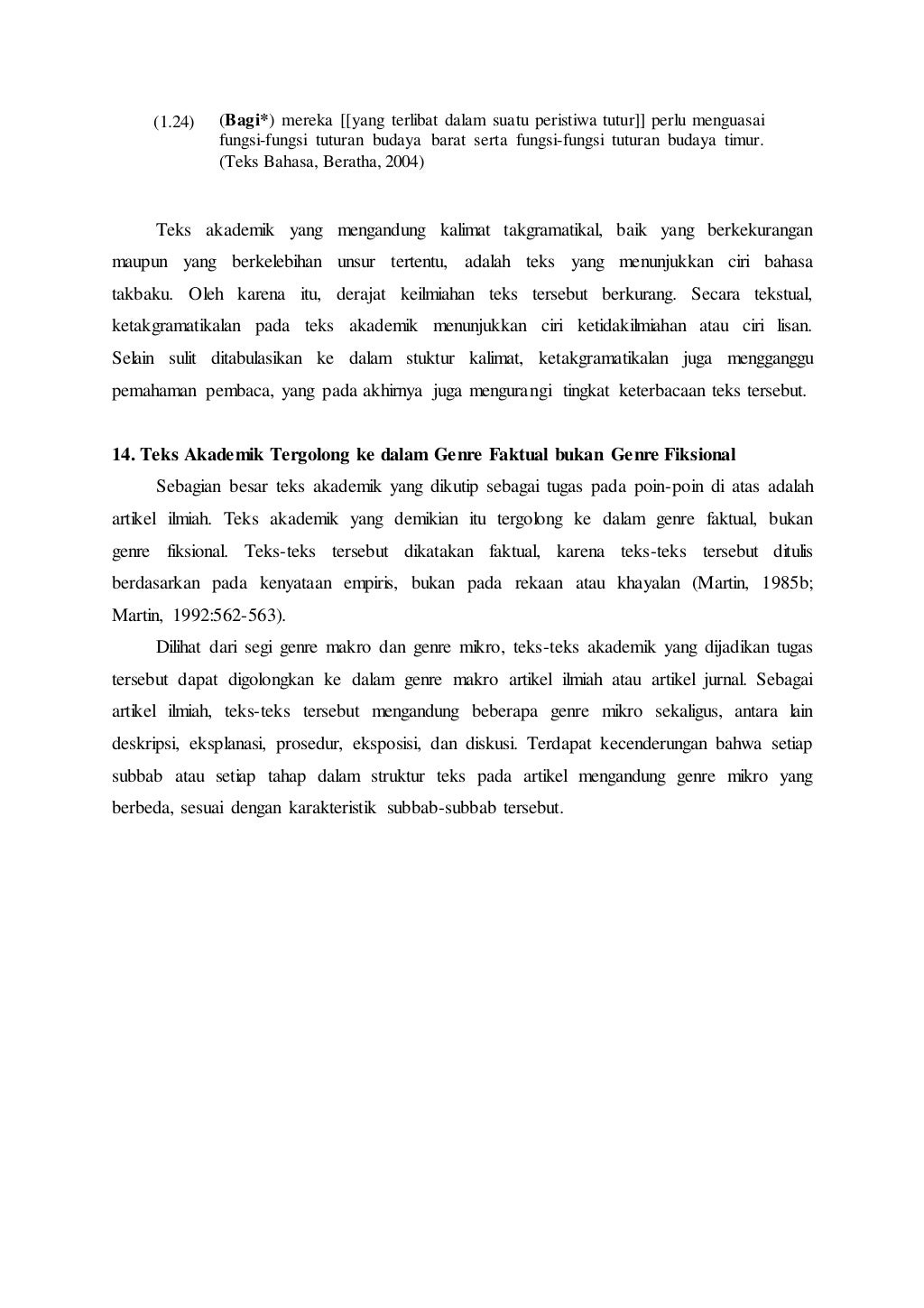 Ciriciri Teks Akademik