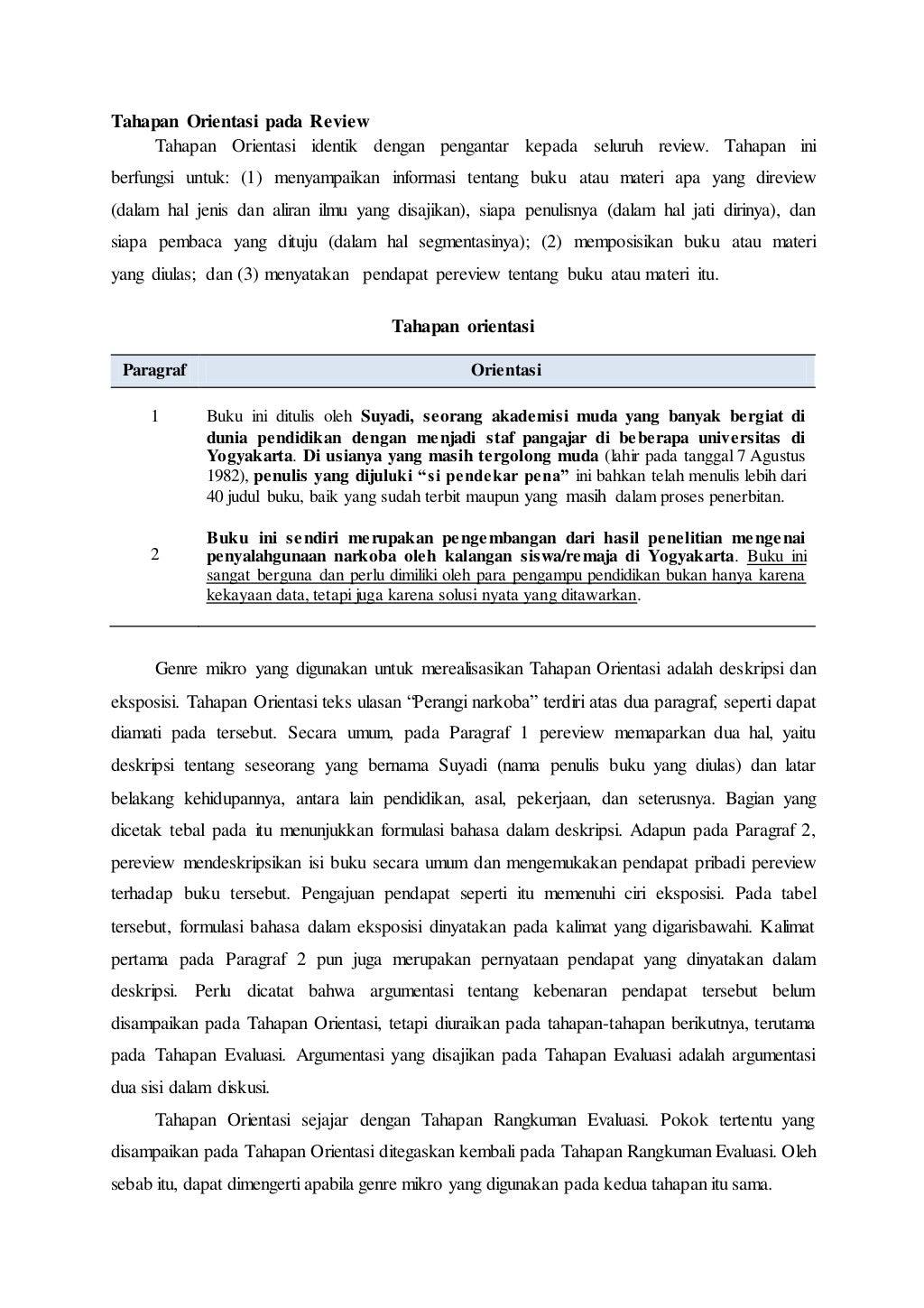 Langkah-langkah Menyusun Teks Review