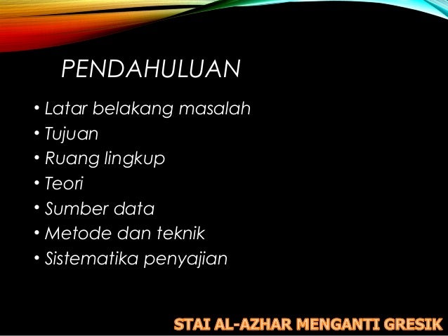 MATERI KULIAH TPKI STAI AL ZAHAR MENGANTI GRESIK
