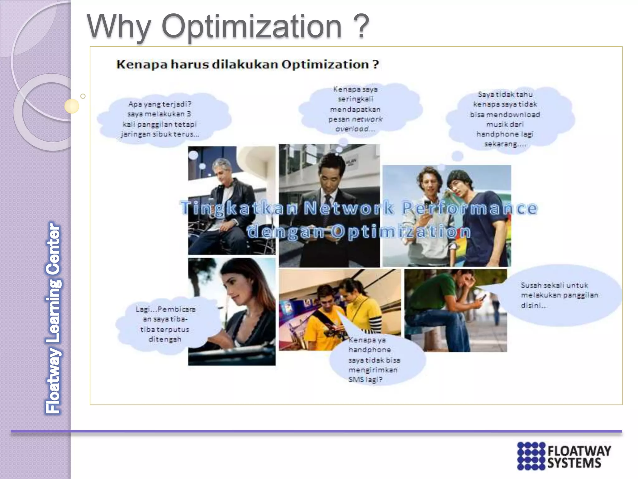 Why Optimization ?
 
