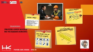 PT.HUTAMA KARYA (PERSERO) – DIVISI EPC
PROYEK OPEN ACCESS
RU-VII KASIM SORONG
TRAINING
HSSE HK
 