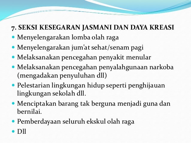 program kerja seksi bidang olahraga dan pelaksanaanya osid program kerja seksi bidang olahraga dan pelaksanaanya osid