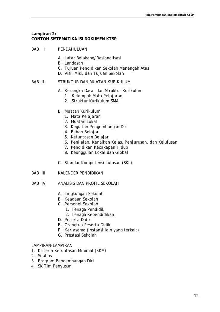 [Materi umum] pola pembinaan implementasi ktsp rev