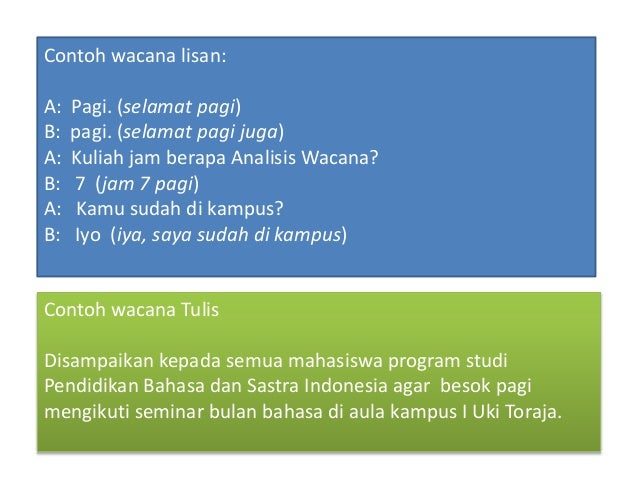 Materi Wacana Materi Wacana