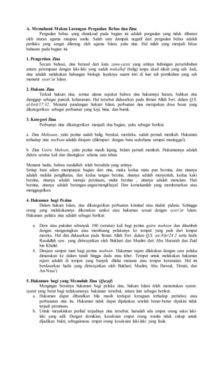 Materi zina | PDF