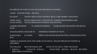 Maternal and Child Tracking system & RCH portal | PPTX