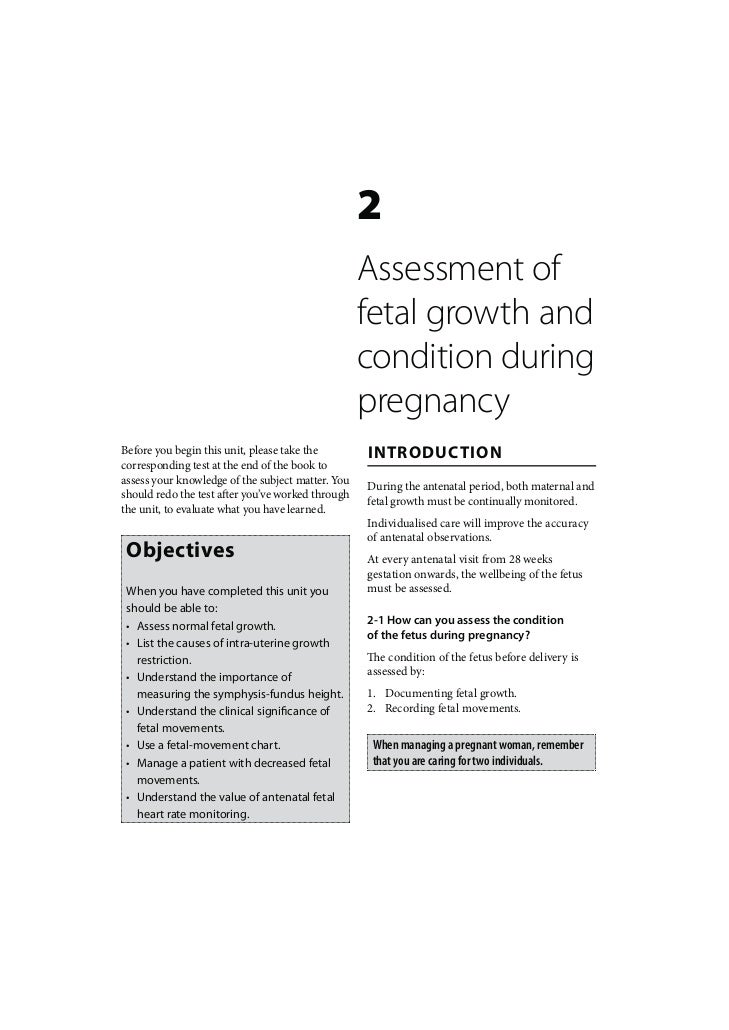 Uterus Measurement Chart During Pregnancy