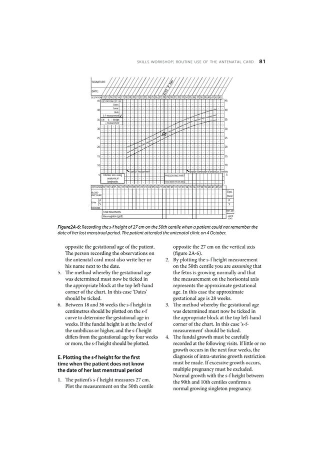 Maternal Care: Skills workshop Routine use of the antenatal card | PDF