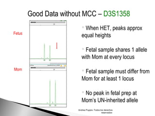 Mcc Samples Maternal cell contamination (mcc) testing 2014 ecuador_draft | POT