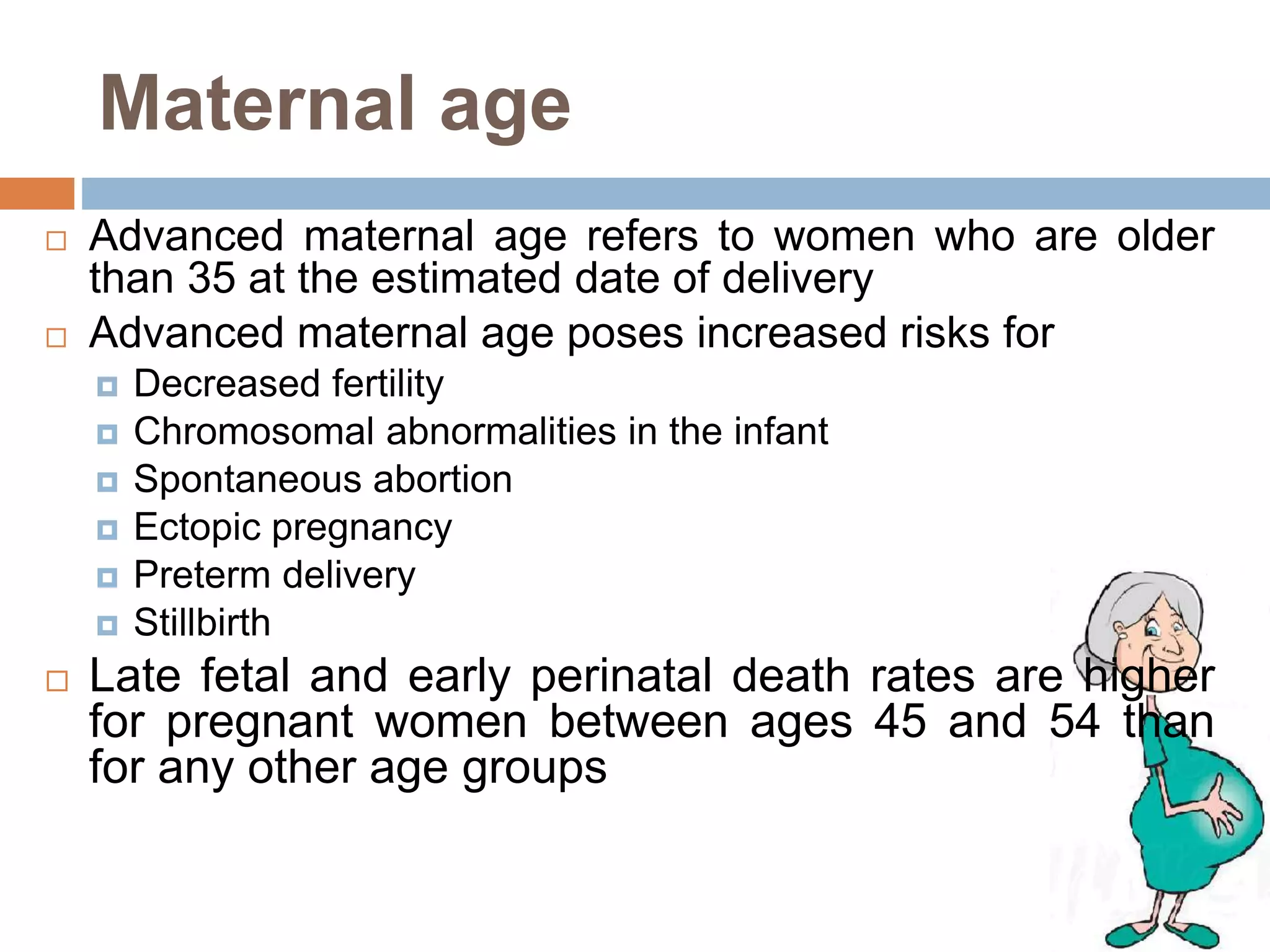 Maternal health and its infuence on child health | PPTX