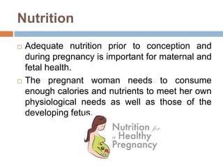 Maternal health and its infuence on child health | PPTX