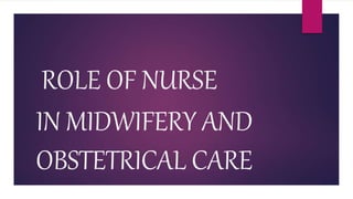 Maternal morbidity and mortality