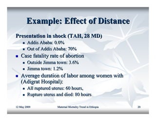 Maternal mortality in ethiopia | PDF