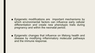 Maternal Nutrition and Epigenetics | PDF