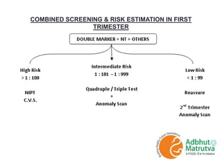 COMBINED SCREENING & RISK ESTIMATION IN FIRST
TRIMESTER
 