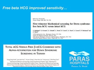 42Copyright © 2014 Well Woman Clinic. All rights reserved.
Free beta HCG improved senstivity…
 