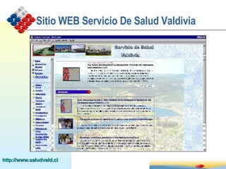 Sitio WEB Servicio De Salud Valdivia http://www.saludvald.cl 