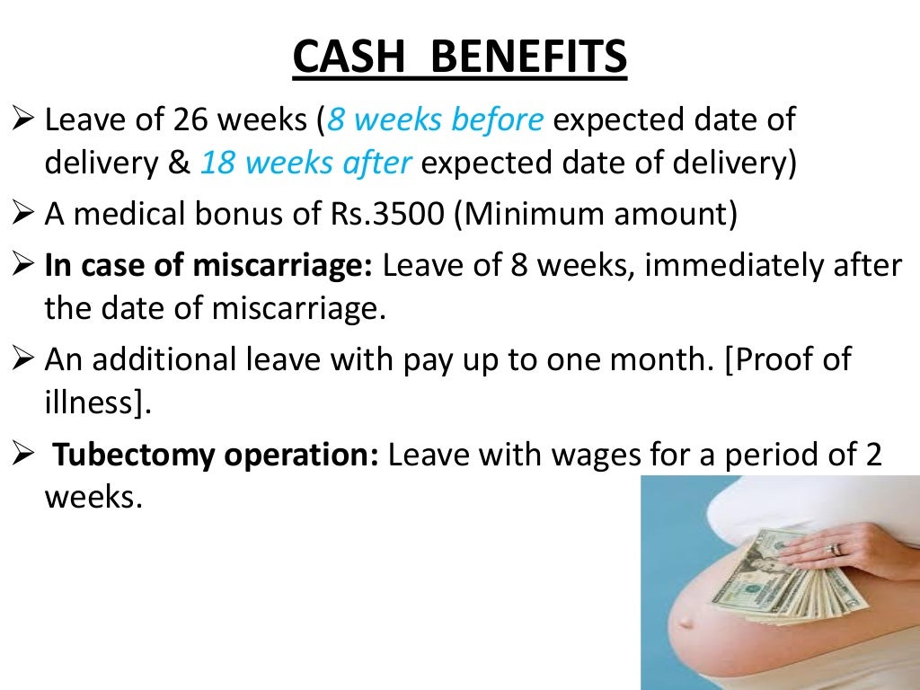 Maternity benefit act,1961
