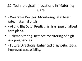 Maternity Checkup. Ppt. Obstetrics and Gynecology | PPTX