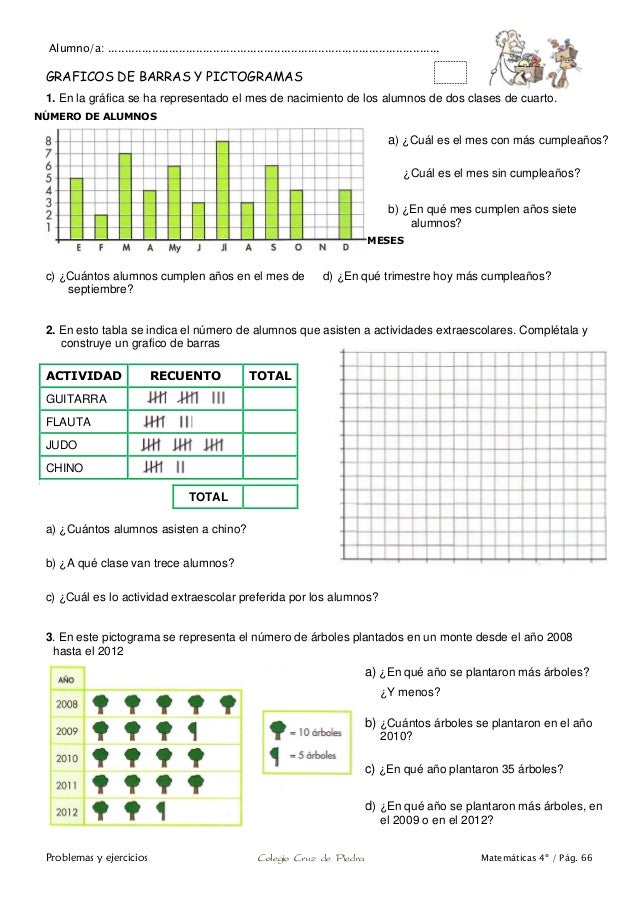 Matemáticas de 4º de Primaria. Problemas y ejercicios. Matemáticas de 4º de Primaria. Problemas y ejercicios.