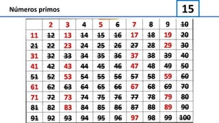 15Números primos
 